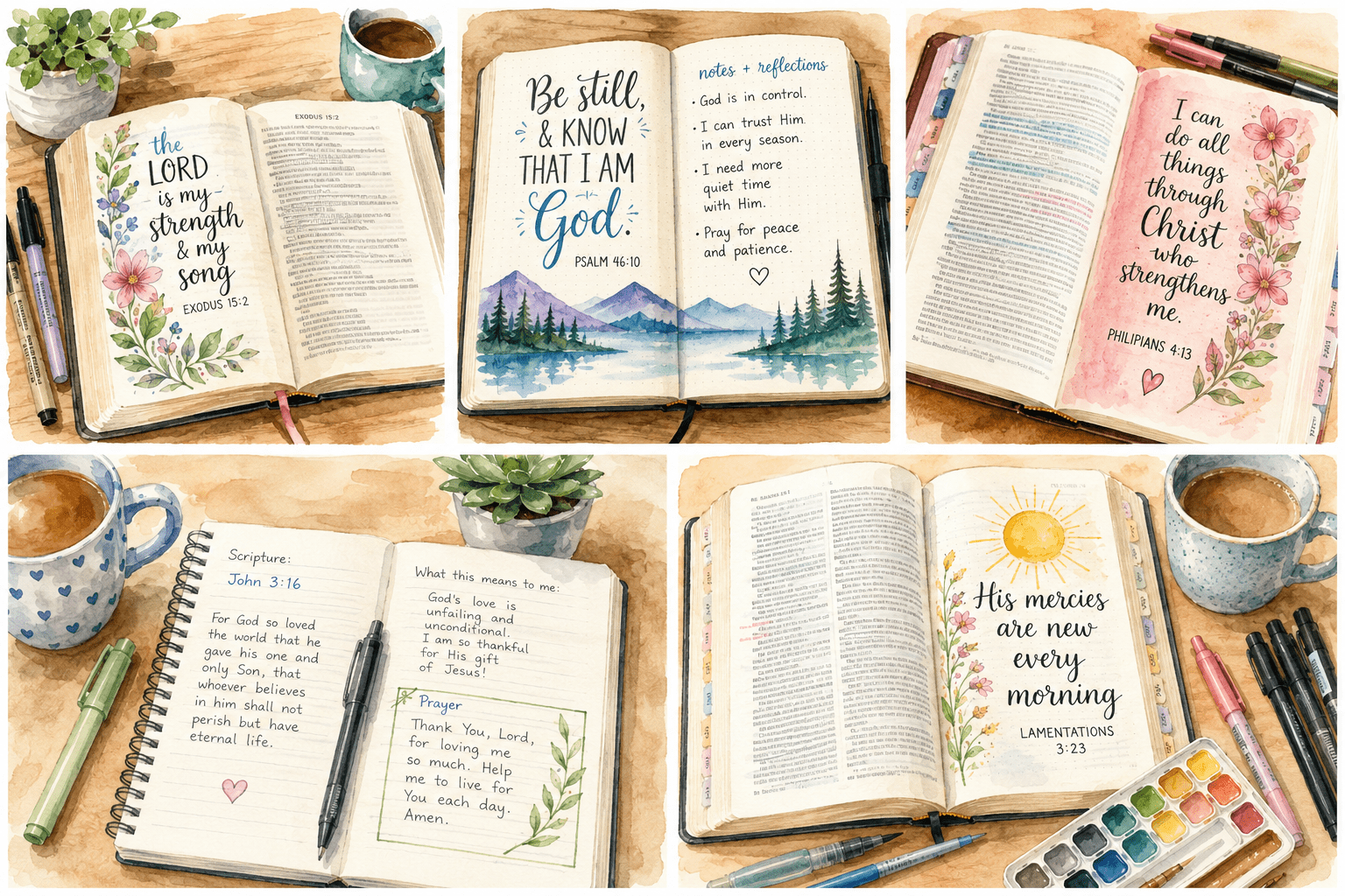 Bible Journaling for Beginners: You Don’t Have to be an Artist